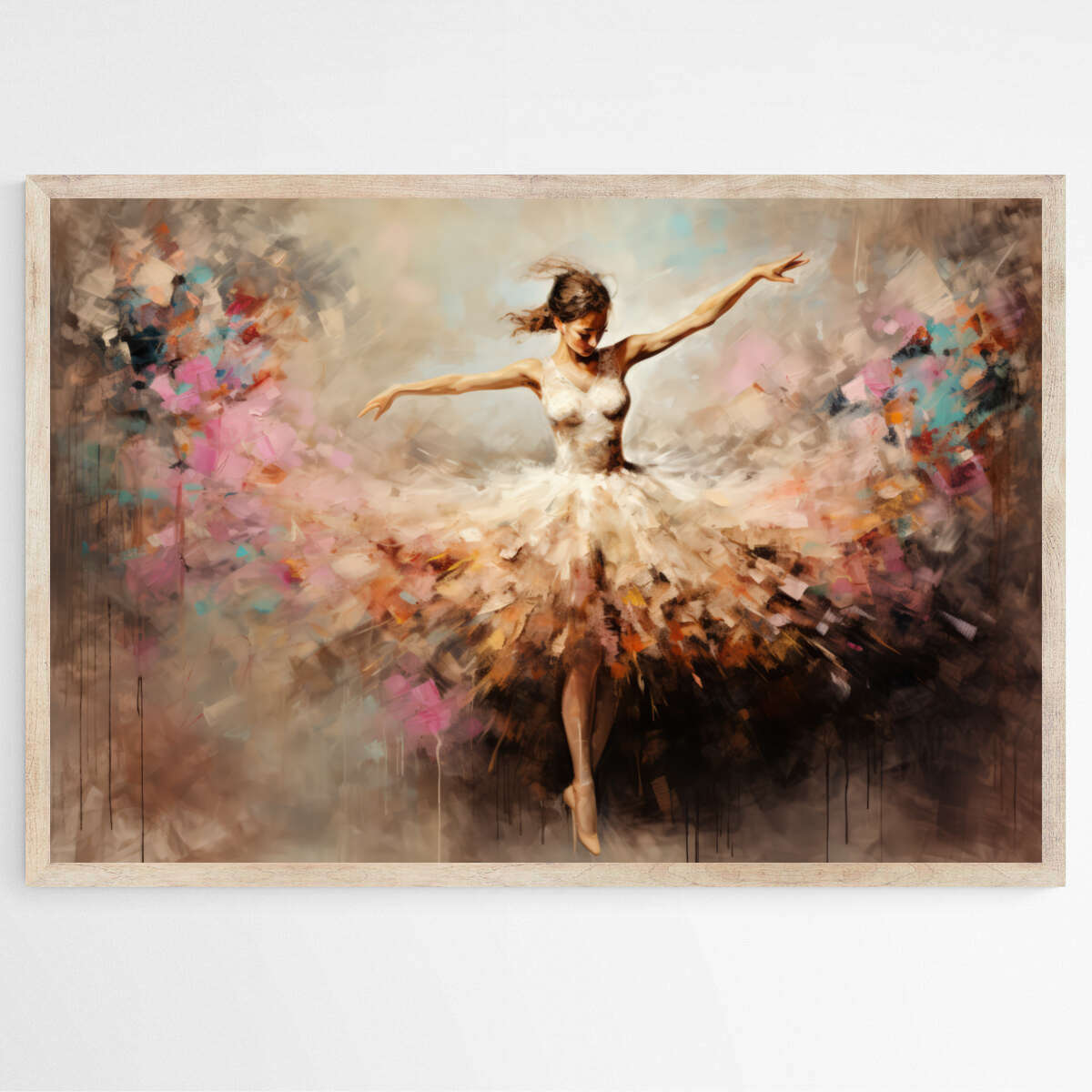 Contemporary Ballet Dancer | Abstract Wall Art Prints - The Canvas Hive