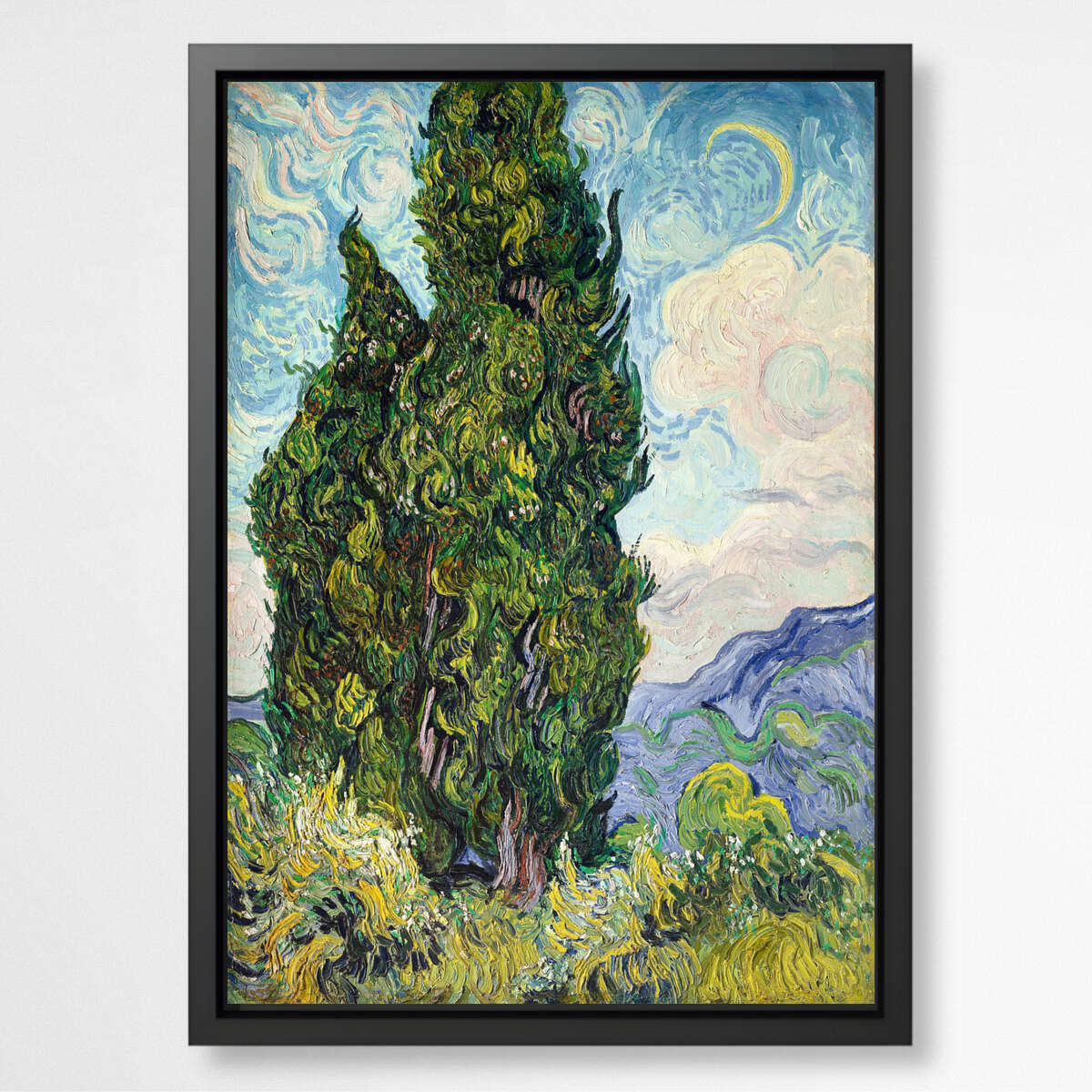 Cypresses by Vincent Van Gogh | Vincent Van Gogh Wall Art Prints - The Canvas Hive