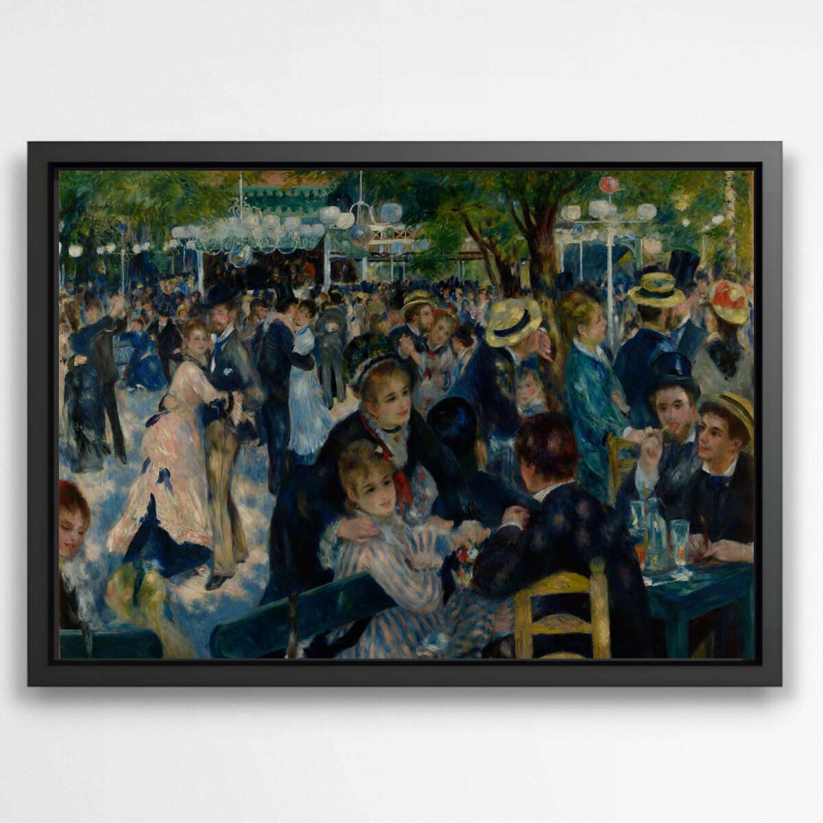 Dance at Le Moulin de la Galette by Auguste Renoir | Famous Paintings Wall Art Prints - The Canvas Hive