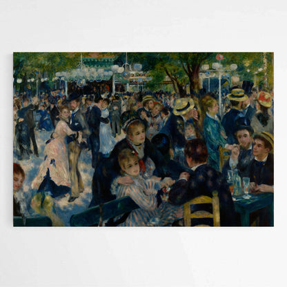 Dance at Le Moulin de la Galette by Auguste Renoir | Famous Paintings Wall Art Prints - The Canvas Hive