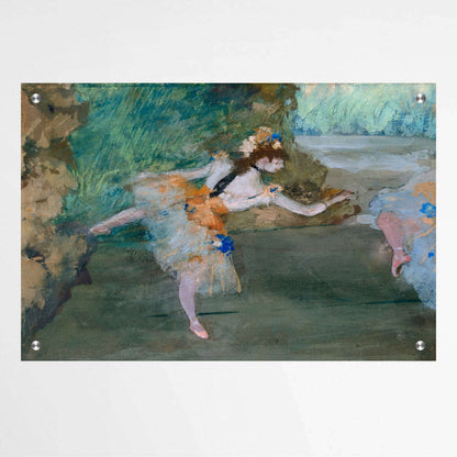 Dancer Onstage by Edgar Degas | Edgar Degas Wall Art Prints - The Canvas Hive