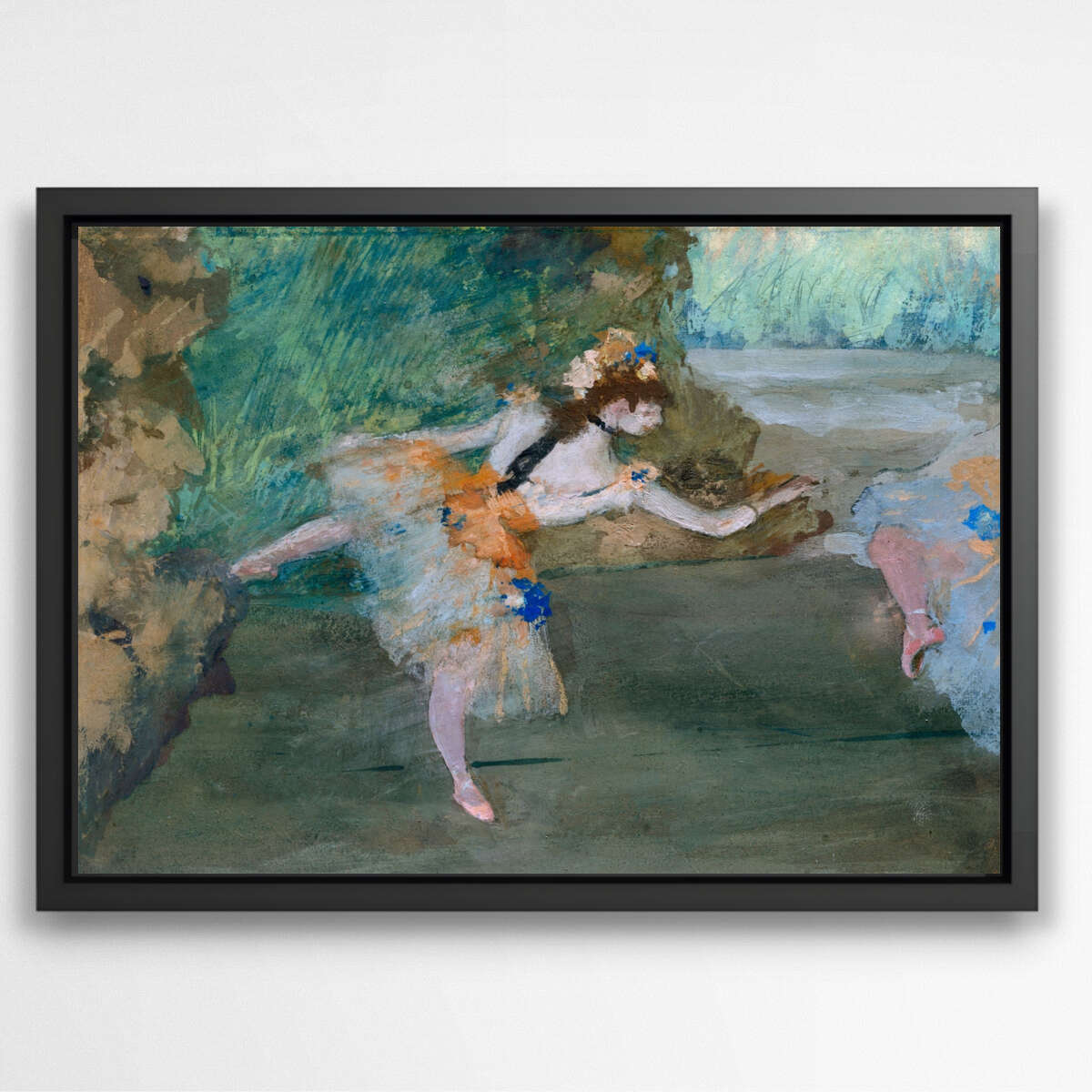 Dancer Onstage by Edgar Degas | Edgar Degas Wall Art Prints - The Canvas Hive