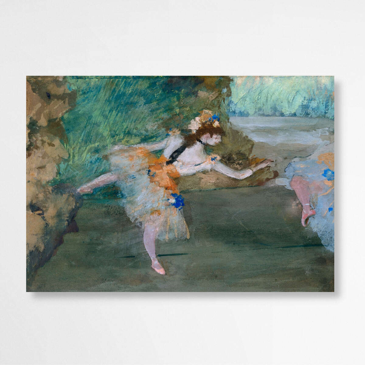 Dancer Onstage by Edgar Degas | Edgar Degas Wall Art Prints - The Canvas Hive