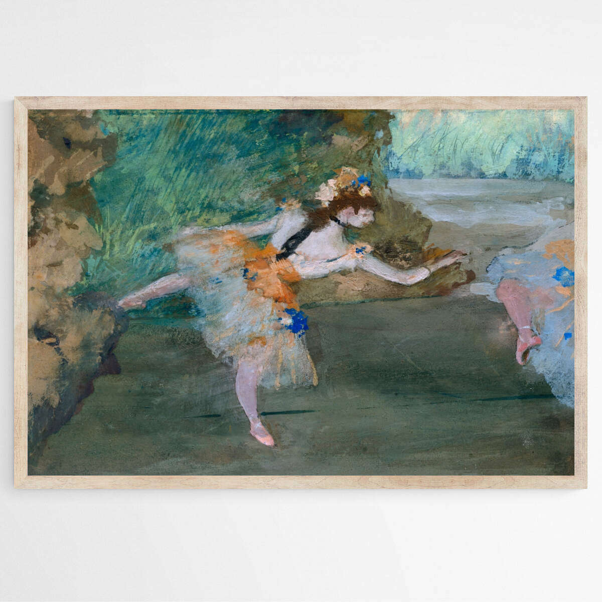 Dancer Onstage by Edgar Degas | Edgar Degas Wall Art Prints - The Canvas Hive