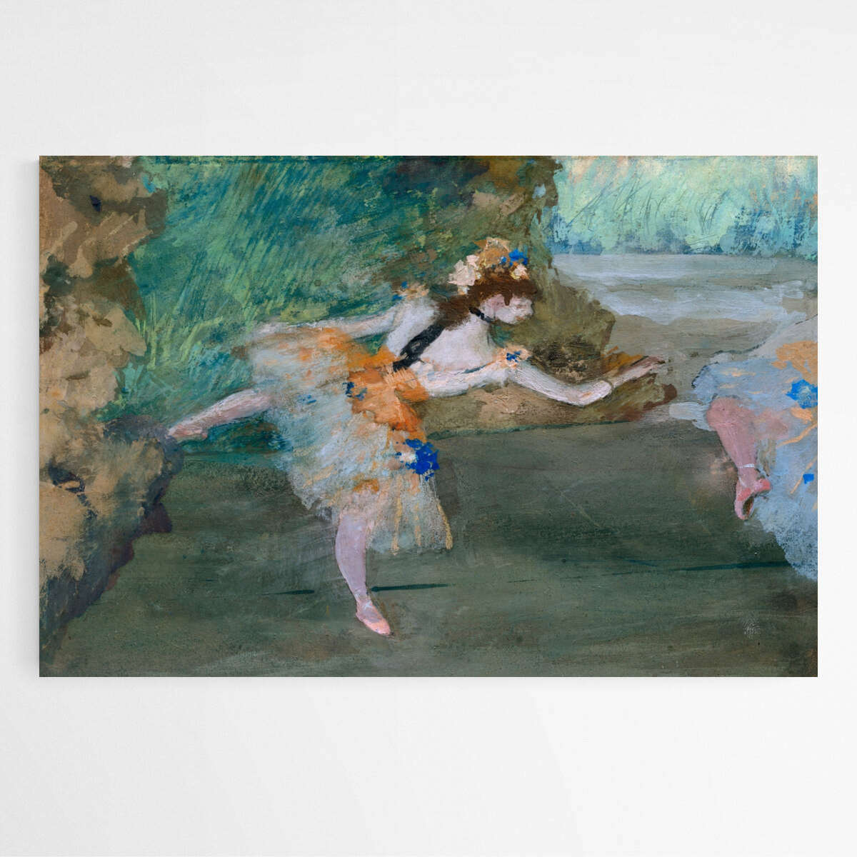 Dancer Onstage by Edgar Degas | Edgar Degas Wall Art Prints - The Canvas Hive