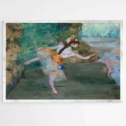 Dancer Onstage by Edgar Degas | Edgar Degas Wall Art Prints - The Canvas Hive