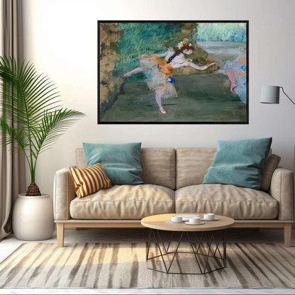 Dancer Onstage by Edgar Degas | Edgar Degas Wall Art Prints - The Canvas Hive