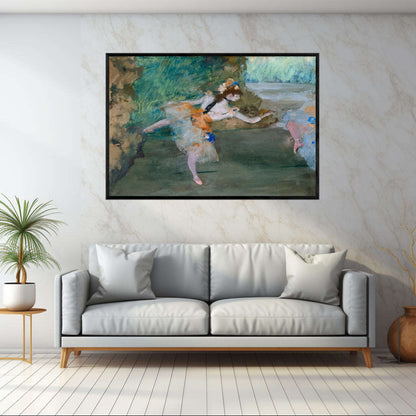 Dancer Onstage by Edgar Degas | Edgar Degas Wall Art Prints - The Canvas Hive