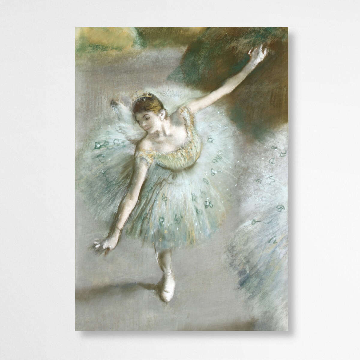 Dancer in Green by Edgar Degas | Edgar Degas Wall Art Prints - The Canvas Hive