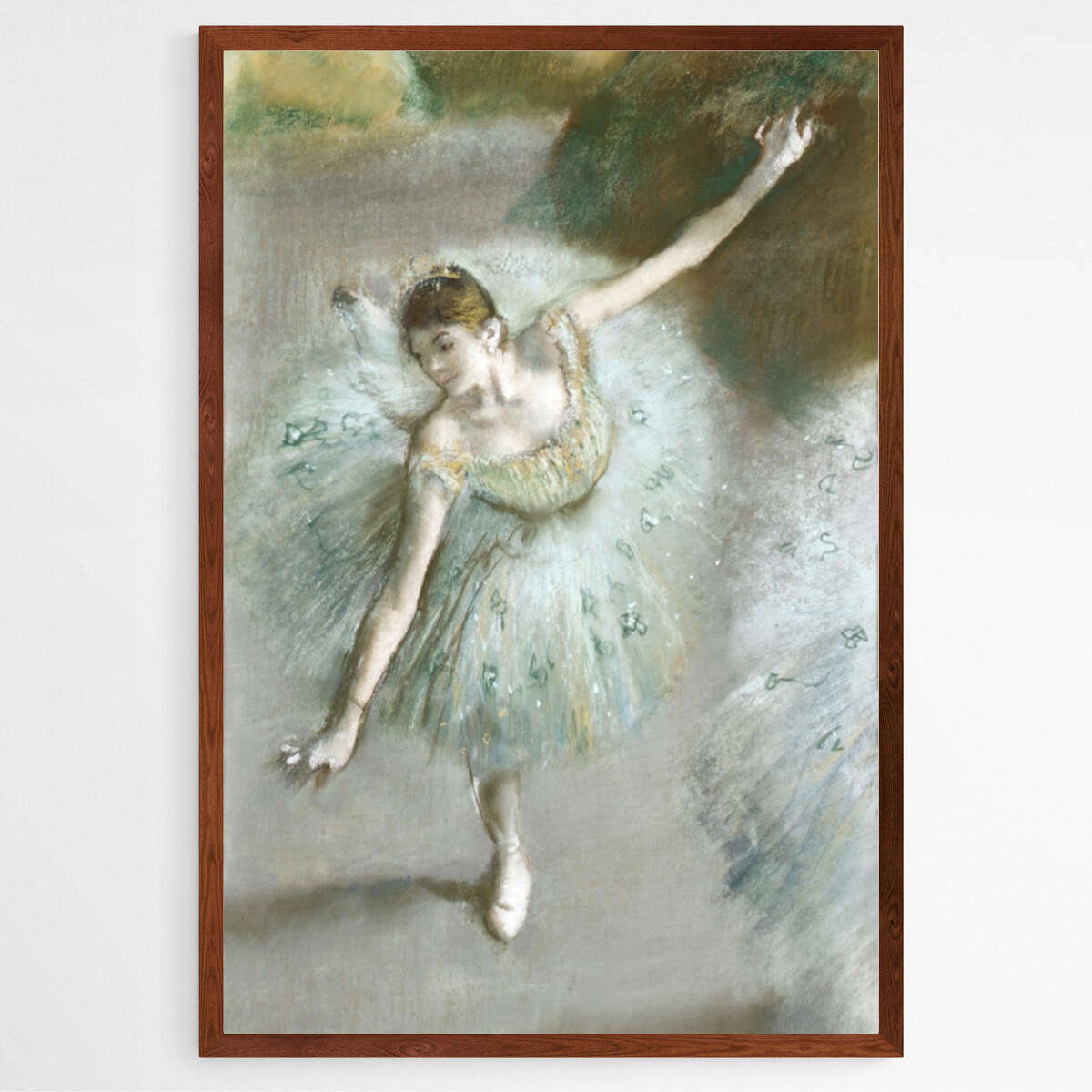 Dancer in Green by Edgar Degas | Edgar Degas Wall Art Prints - The Canvas Hive