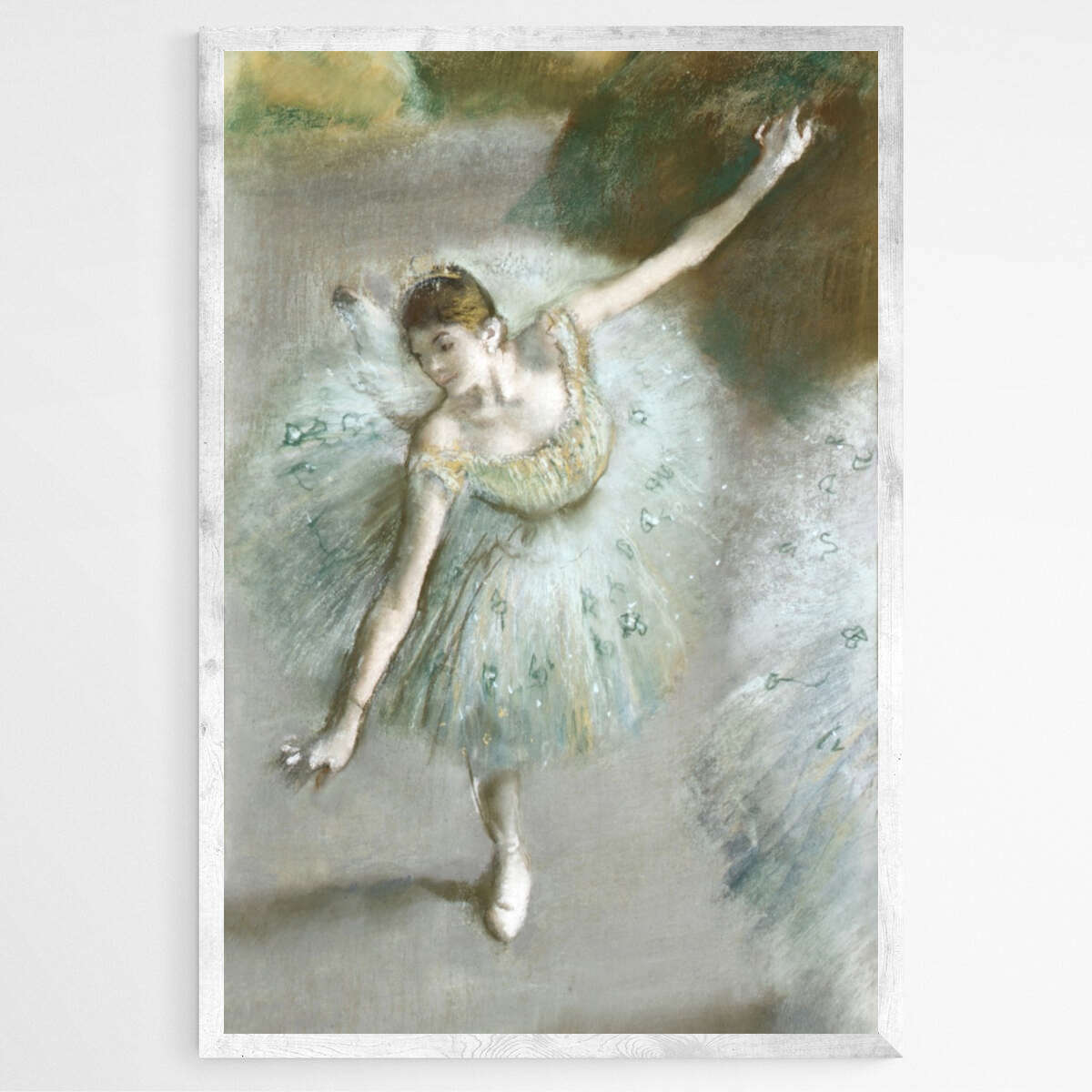 Dancer in Green by Edgar Degas | Edgar Degas Wall Art Prints - The Canvas Hive