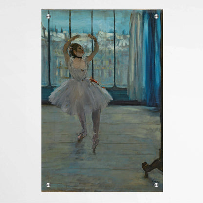 Dancer posing for a Photographer (Dancer in Front of the Window) by Edgar Degas | Edgar Degas Wall Art Prints - The Canvas Hive