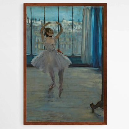 Dancer posing for a Photographer (Dancer in Front of the Window) by Edgar Degas | Edgar Degas Wall Art Prints - The Canvas Hive