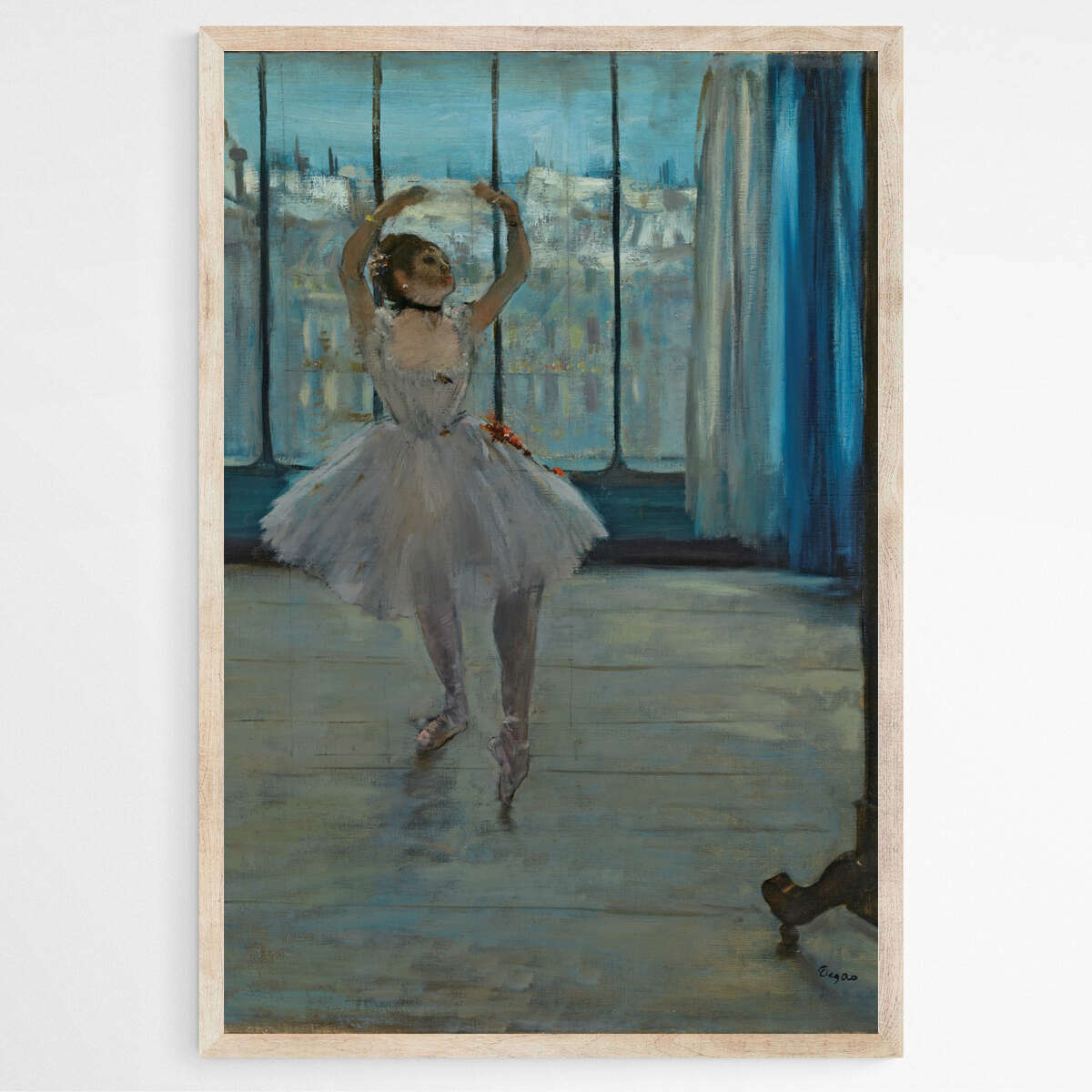 Dancer posing for a Photographer (Dancer in Front of the Window) by Edgar Degas | Edgar Degas Wall Art Prints - The Canvas Hive