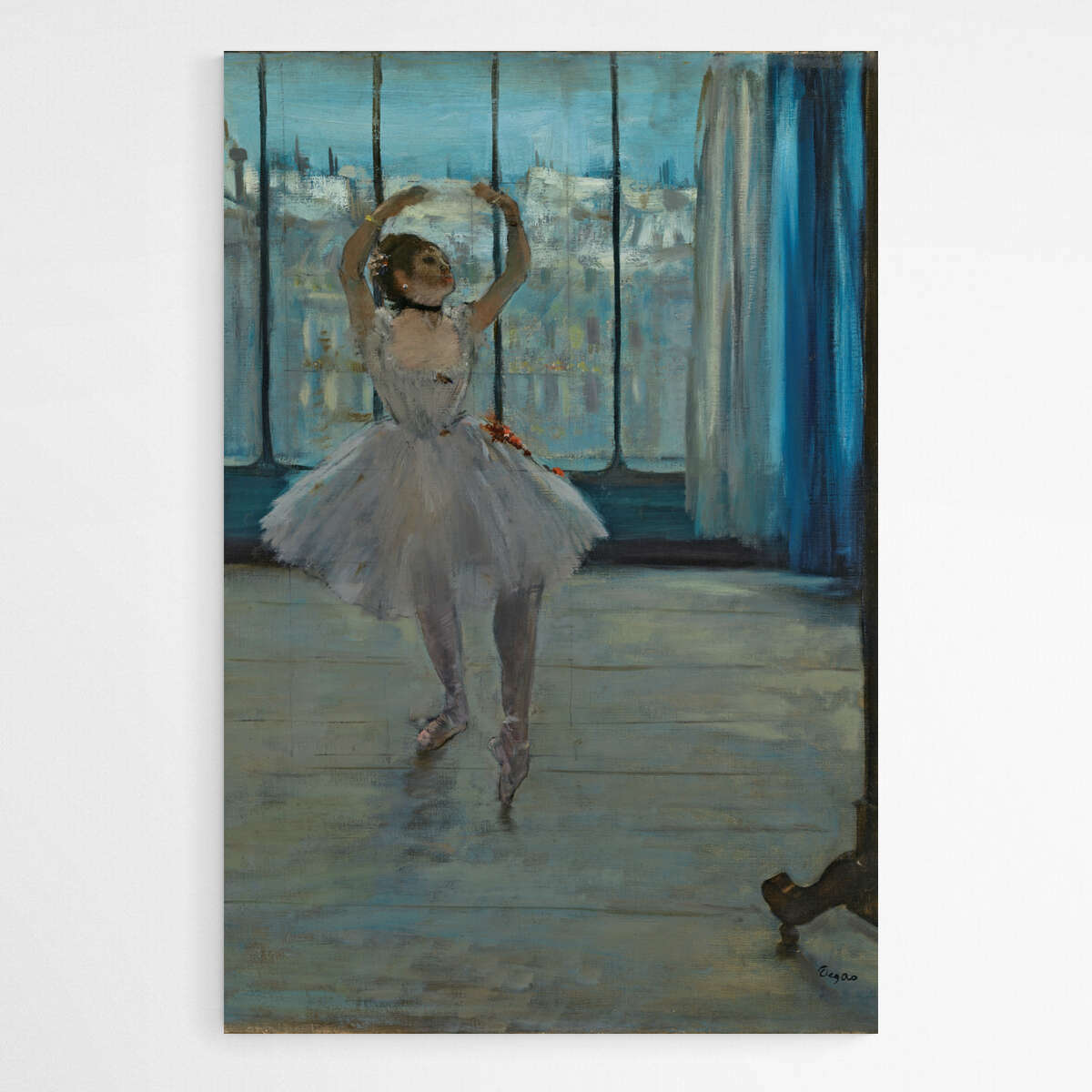 Dancer posing for a Photographer (Dancer in Front of the Window) by Edgar Degas | Edgar Degas Wall Art Prints - The Canvas Hive