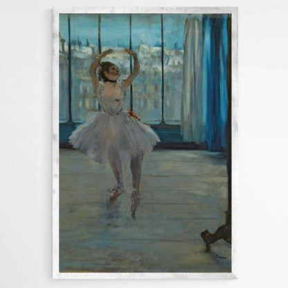 Dancer posing for a Photographer (Dancer in Front of the Window) by Edgar Degas | Edgar Degas Wall Art Prints - The Canvas Hive