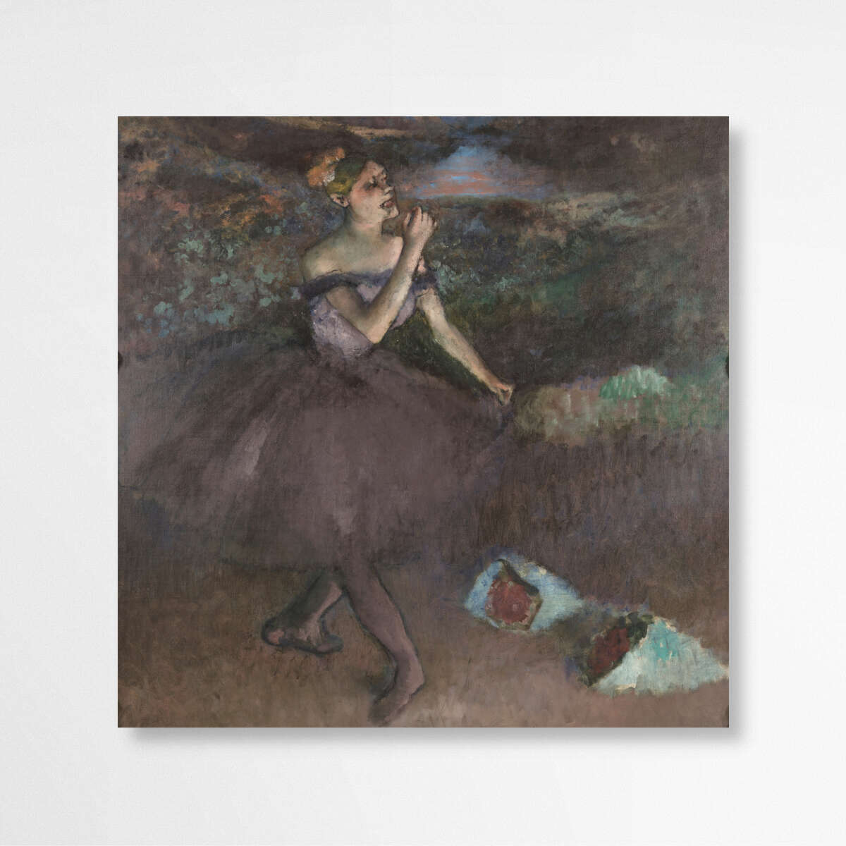 Dancer with Bouquet by Edgar Degas | Edgar Degas Wall Art Prints - The Canvas Hive