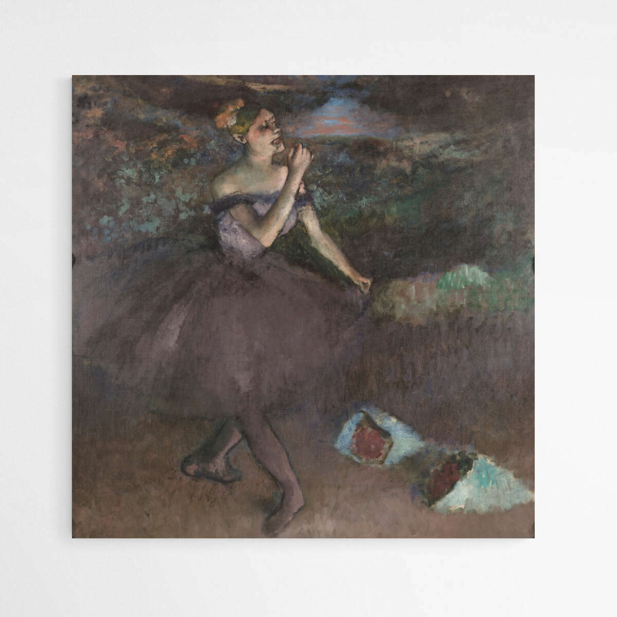 Dancer with Bouquet by Edgar Degas | Edgar Degas Wall Art Prints - The Canvas Hive