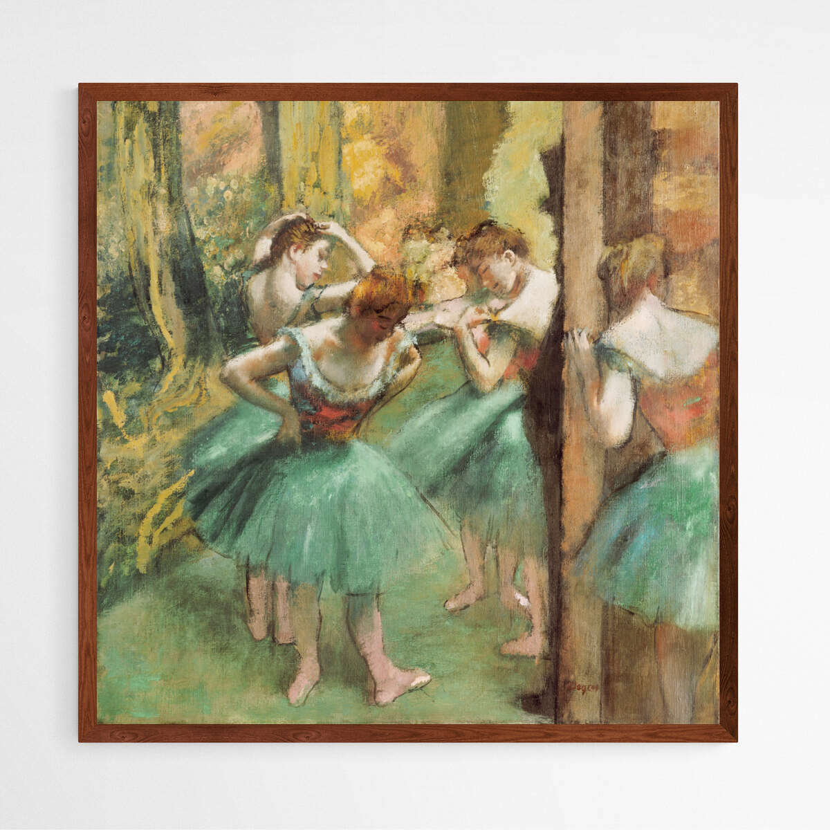 Dancers Pink and Green by Edgar Degas | Edgar Degas Wall Art Prints - The Canvas Hive