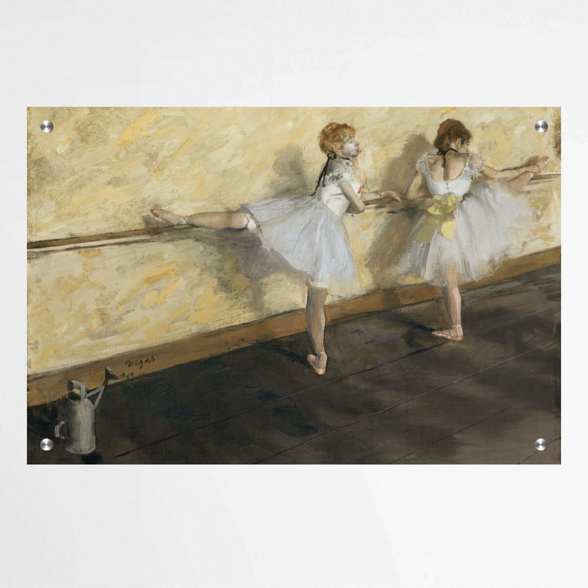 Dancers Practicing at the Barre by Edgar Degas | Edgar Degas Wall Art Prints - The Canvas Hive