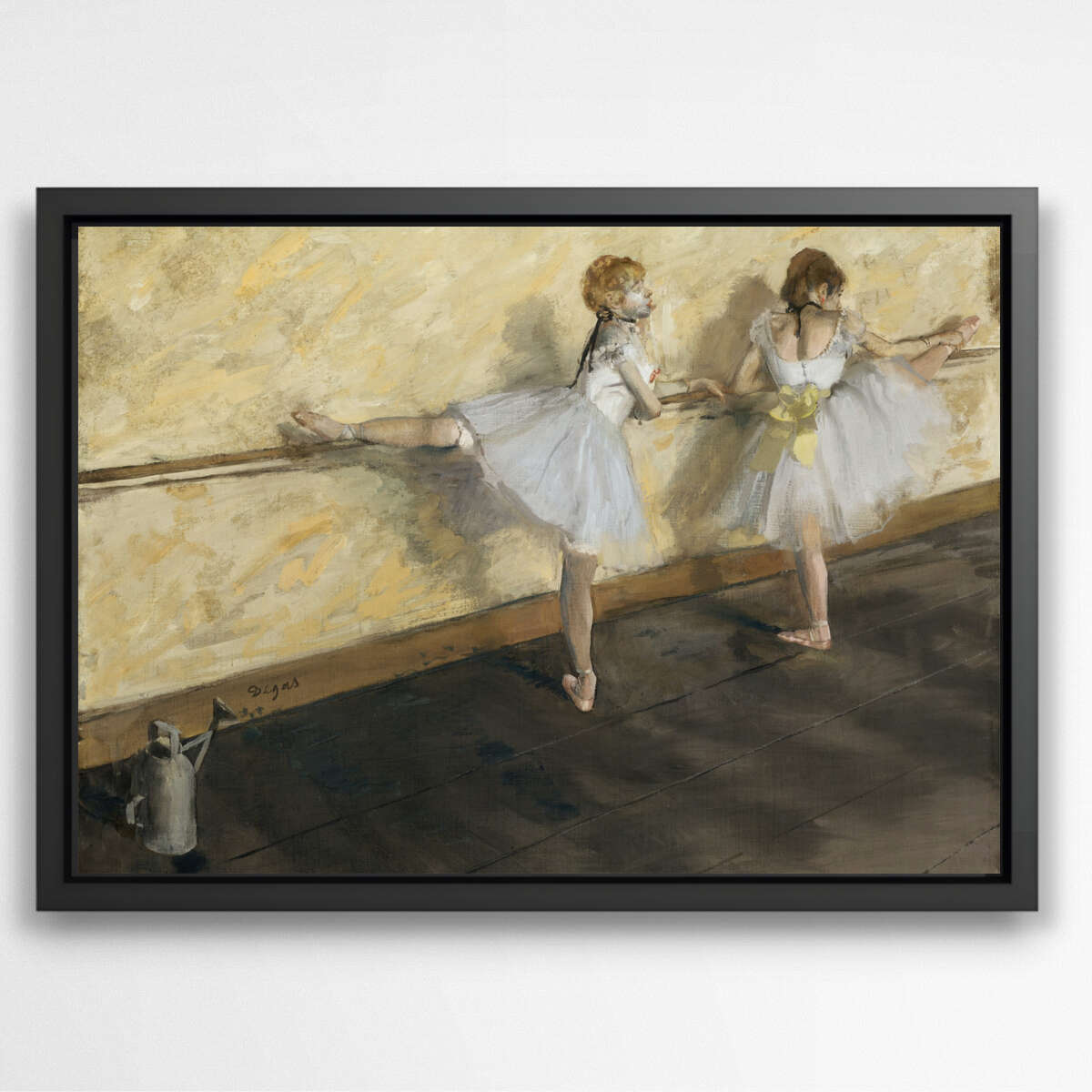 Dancers Practicing at the Barre by Edgar Degas | Edgar Degas Wall Art Prints - The Canvas Hive