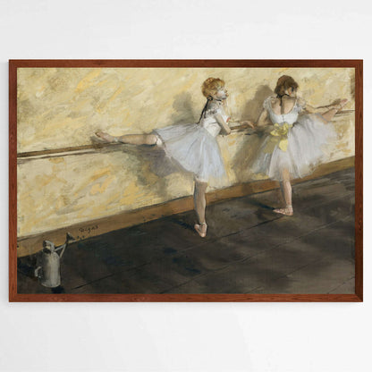 Dancers Practicing at the Barre by Edgar Degas | Edgar Degas Wall Art Prints - The Canvas Hive