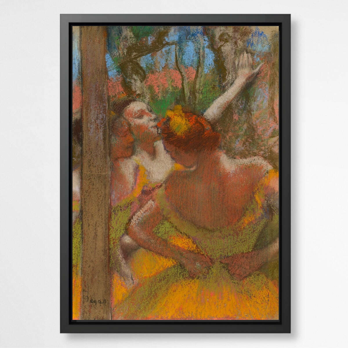 Dancers in Orange by Edgar Degas | Edgar Degas Wall Art Prints - The Canvas Hive