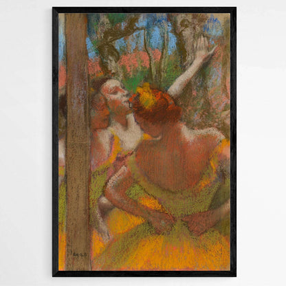 Dancers in Orange by Edgar Degas | Edgar Degas Wall Art Prints - The Canvas Hive