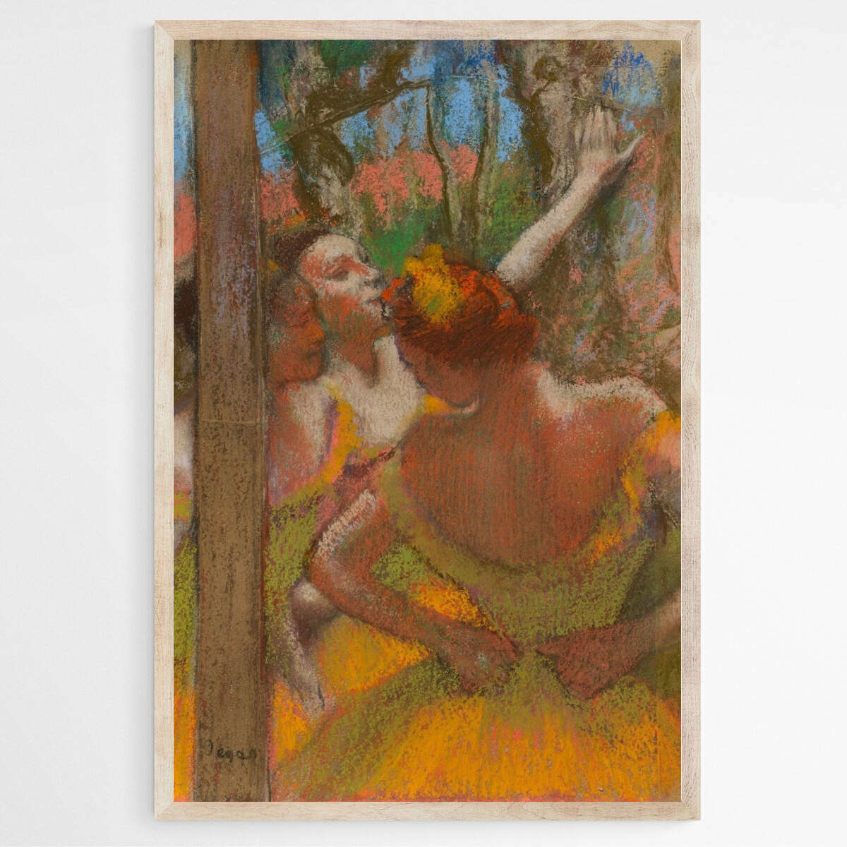 Dancers in Orange by Edgar Degas | Edgar Degas Wall Art Prints - The Canvas Hive