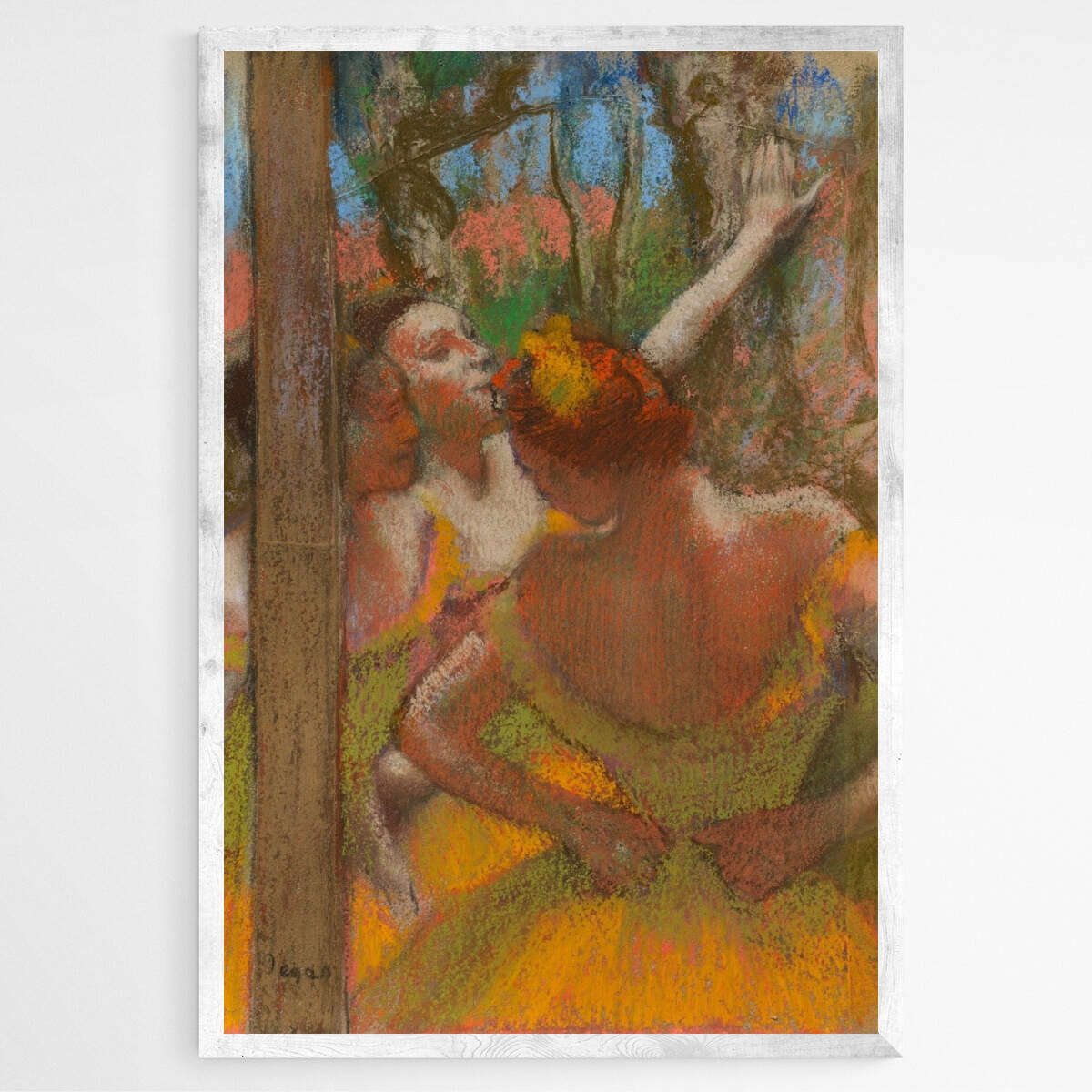 Dancers in Orange by Edgar Degas | Edgar Degas Wall Art Prints - The Canvas Hive