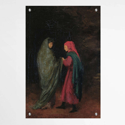 Dante y Virgilio a la Entrada Del Infierno by Edgar Degas | Edgar Degas Wall Art Prints - The Canvas Hive