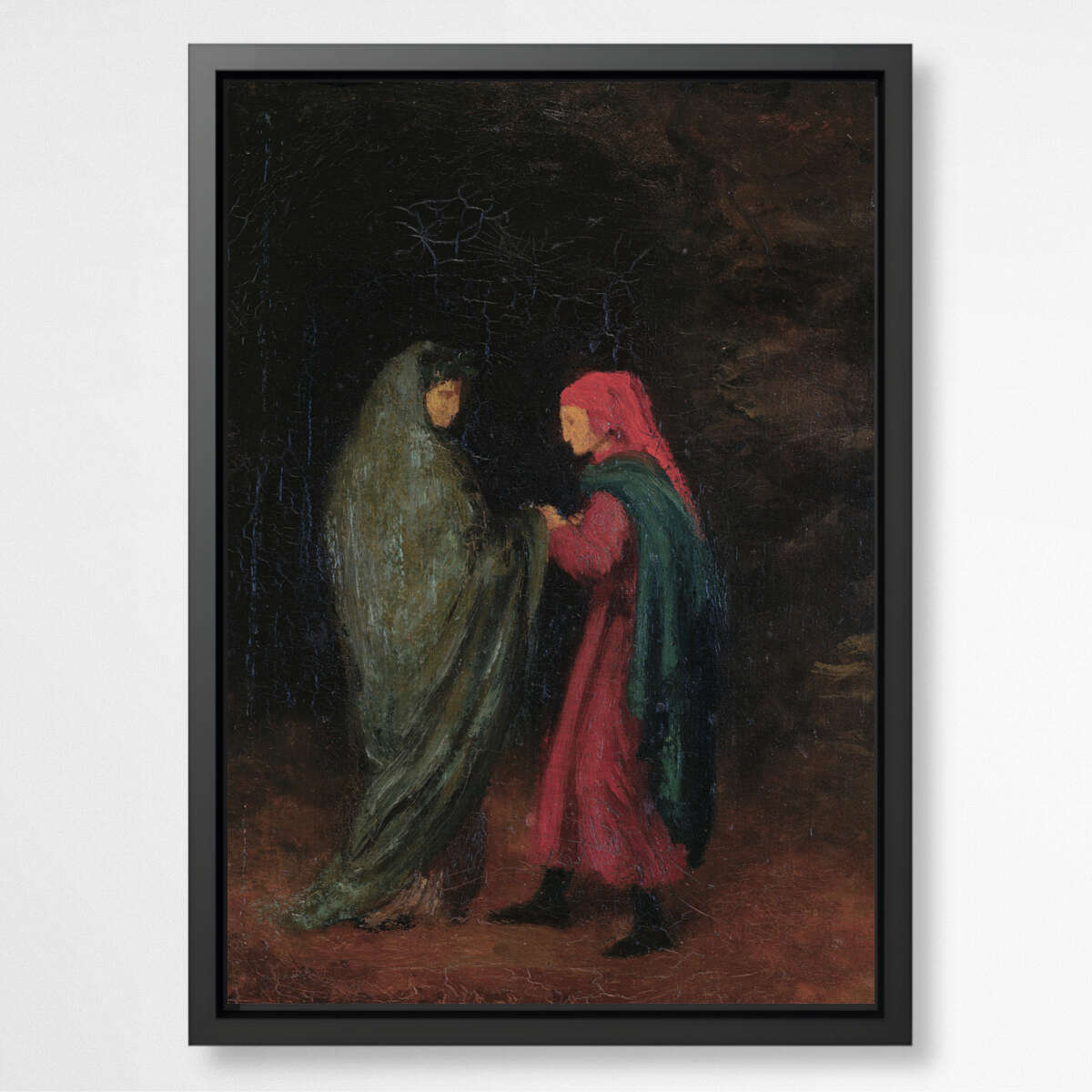 Dante y Virgilio a la Entrada Del Infierno by Edgar Degas | Edgar Degas Wall Art Prints - The Canvas Hive