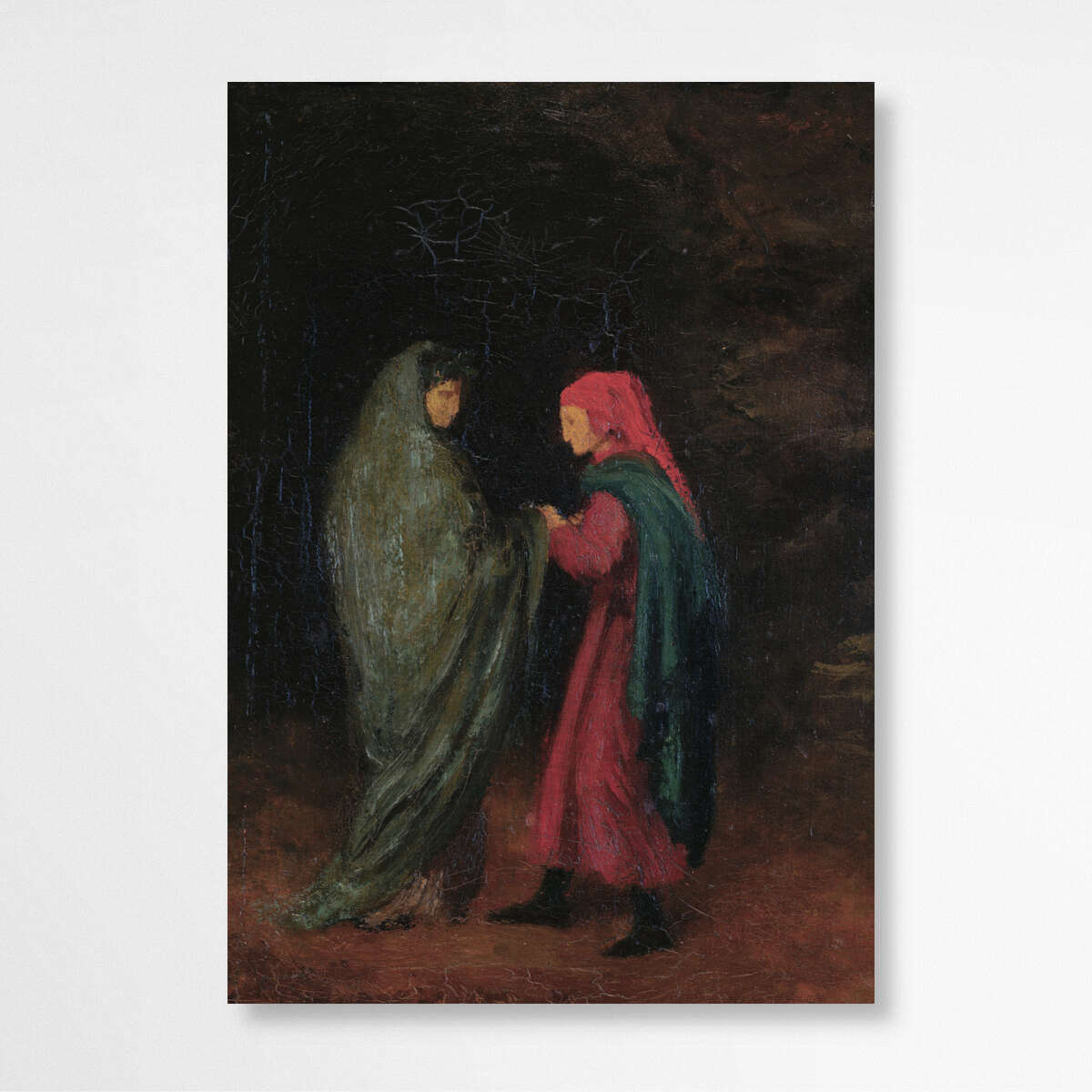 Dante y Virgilio a la Entrada Del Infierno by Edgar Degas | Edgar Degas Wall Art Prints - The Canvas Hive