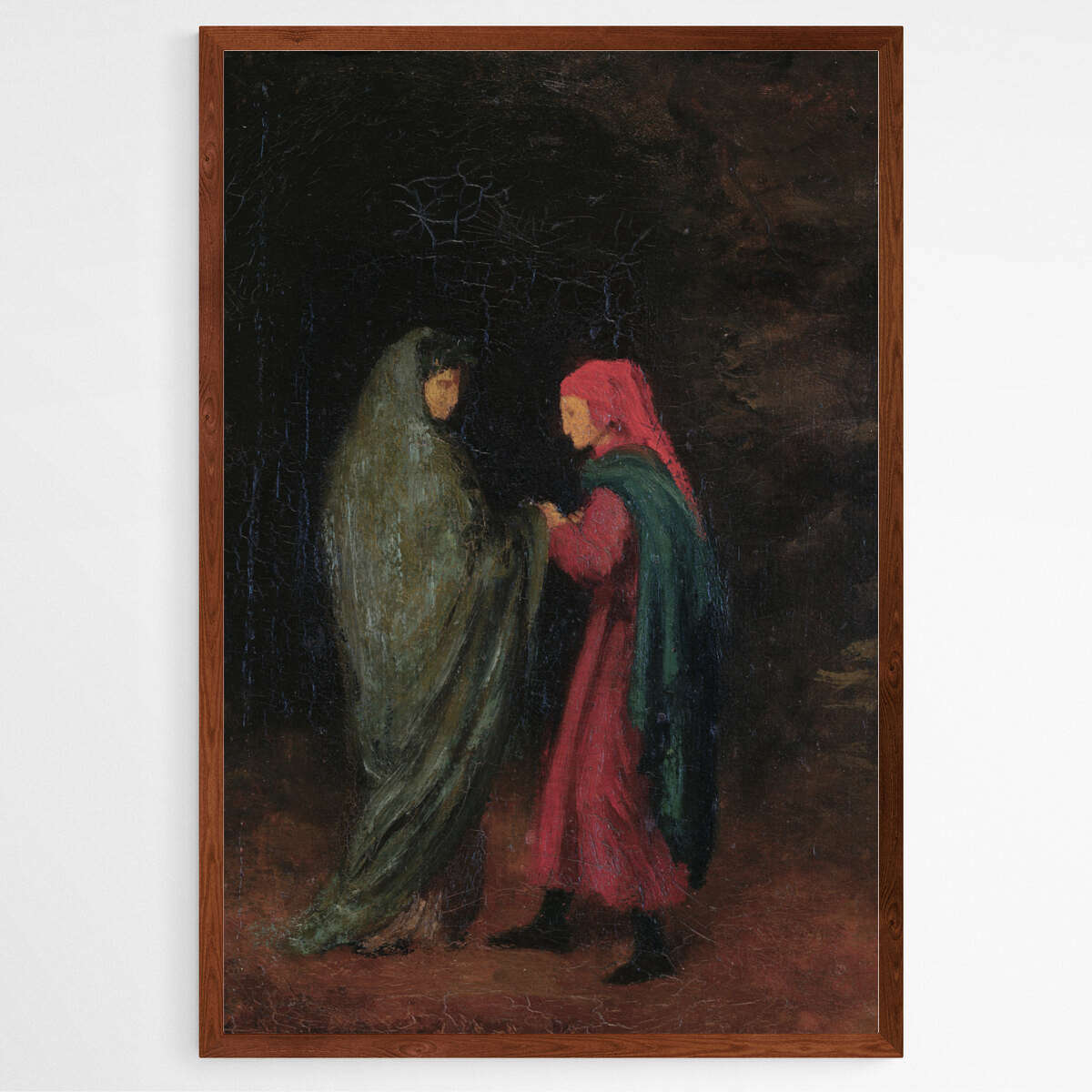 Dante y Virgilio a la Entrada Del Infierno by Edgar Degas | Edgar Degas Wall Art Prints - The Canvas Hive