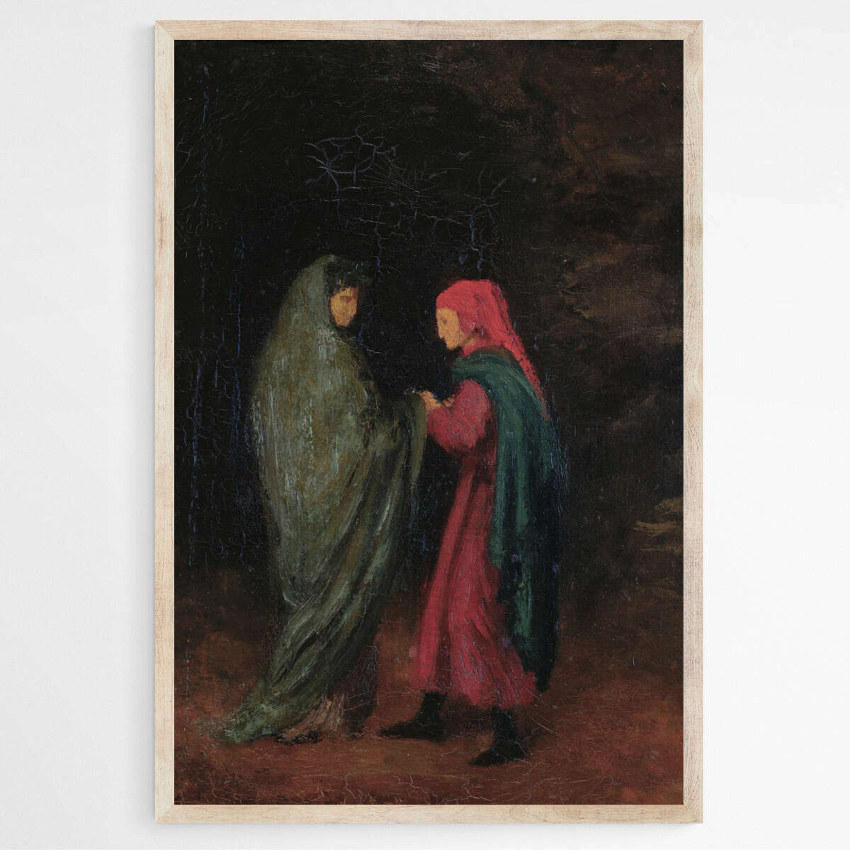 Dante y Virgilio a la Entrada Del Infierno by Edgar Degas | Edgar Degas Wall Art Prints - The Canvas Hive