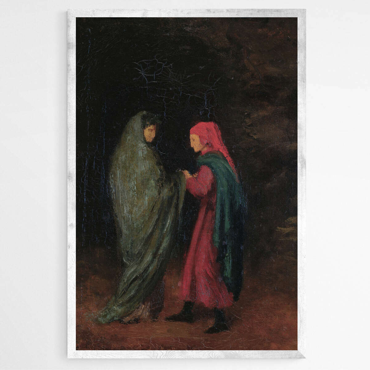 Dante y Virgilio a la Entrada Del Infierno by Edgar Degas | Edgar Degas Wall Art Prints - The Canvas Hive