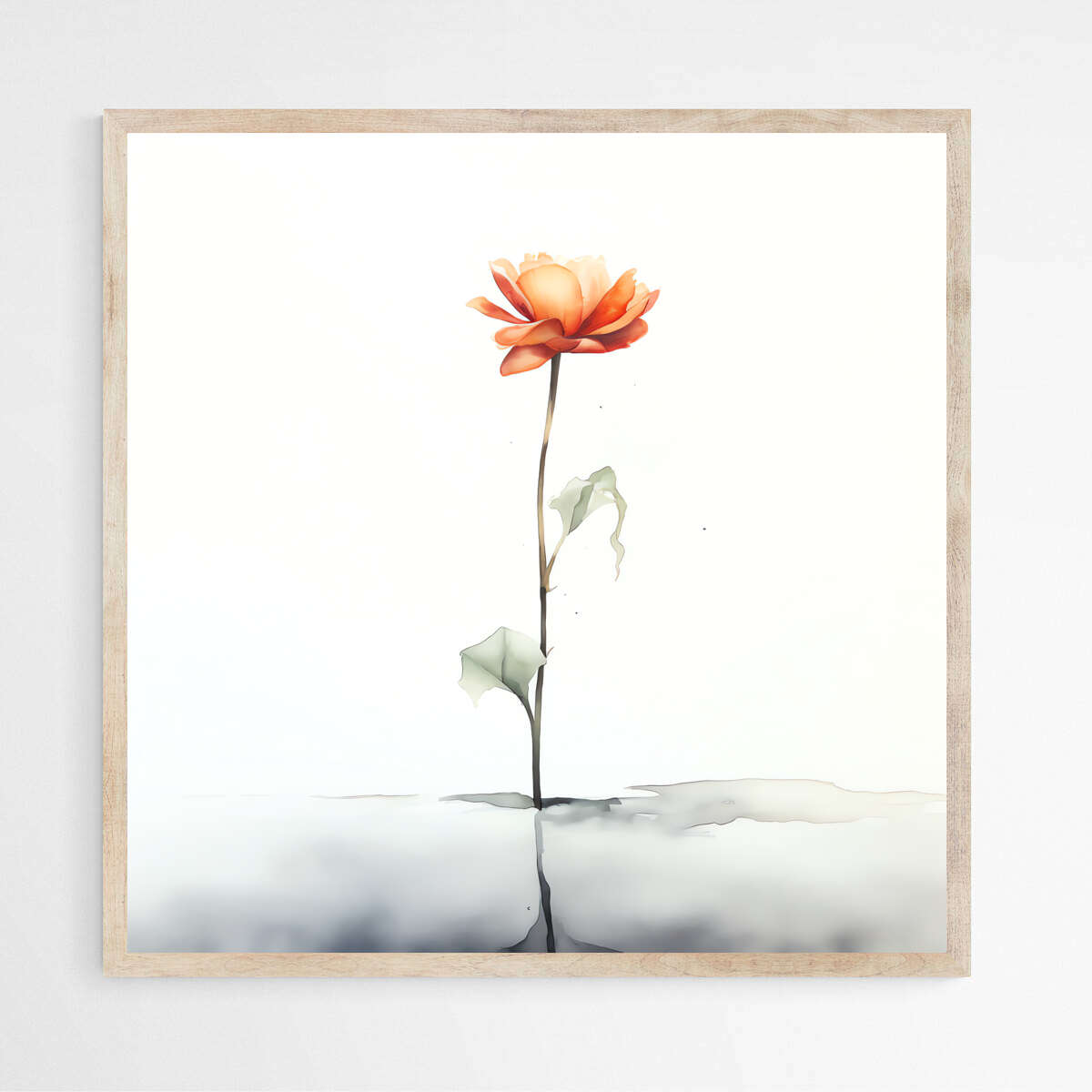 Delicate Petals Flower | Minimalist Wall Art Prints - The Canvas Hive