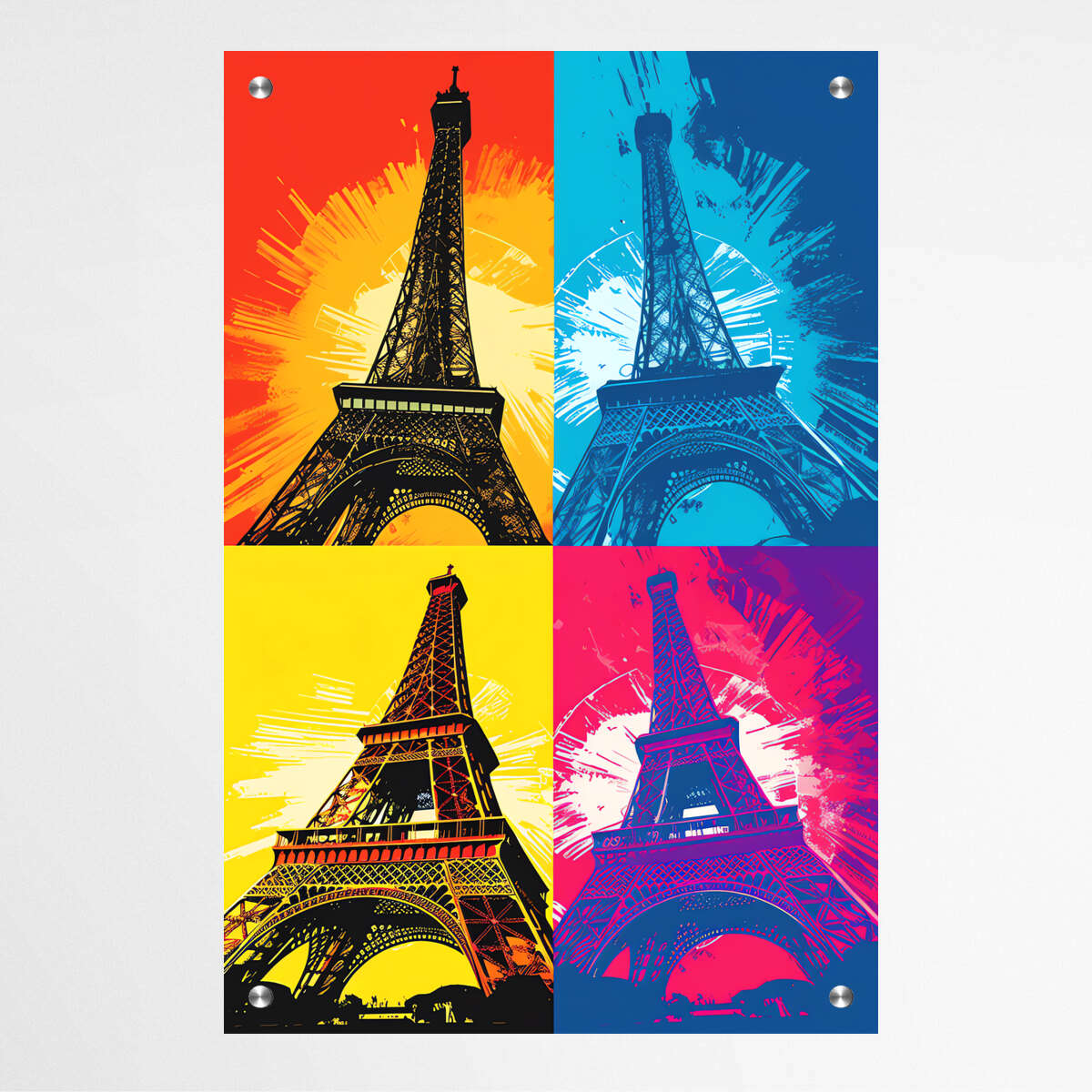 Eiffel Tower Collective | Pop Art Wall Art Prints - The Canvas Hive
