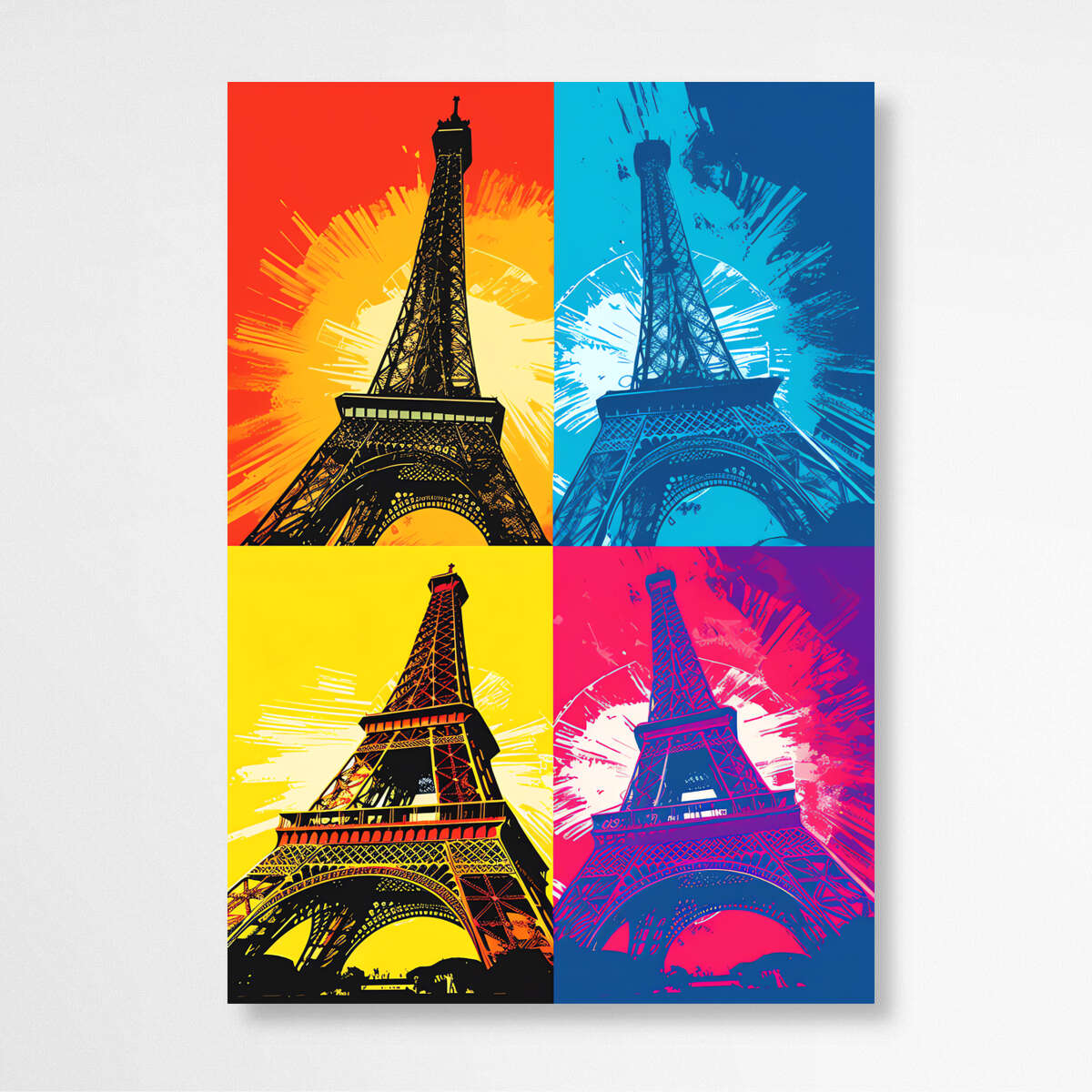 Eiffel Tower Collective | Pop Art Wall Art Prints - The Canvas Hive