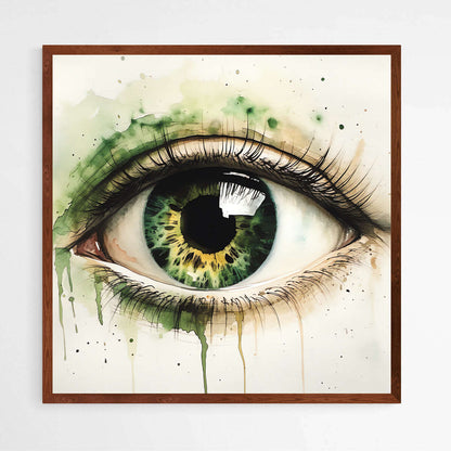 Emerald Vision | Minimalist Wall Art Prints - The Canvas Hive