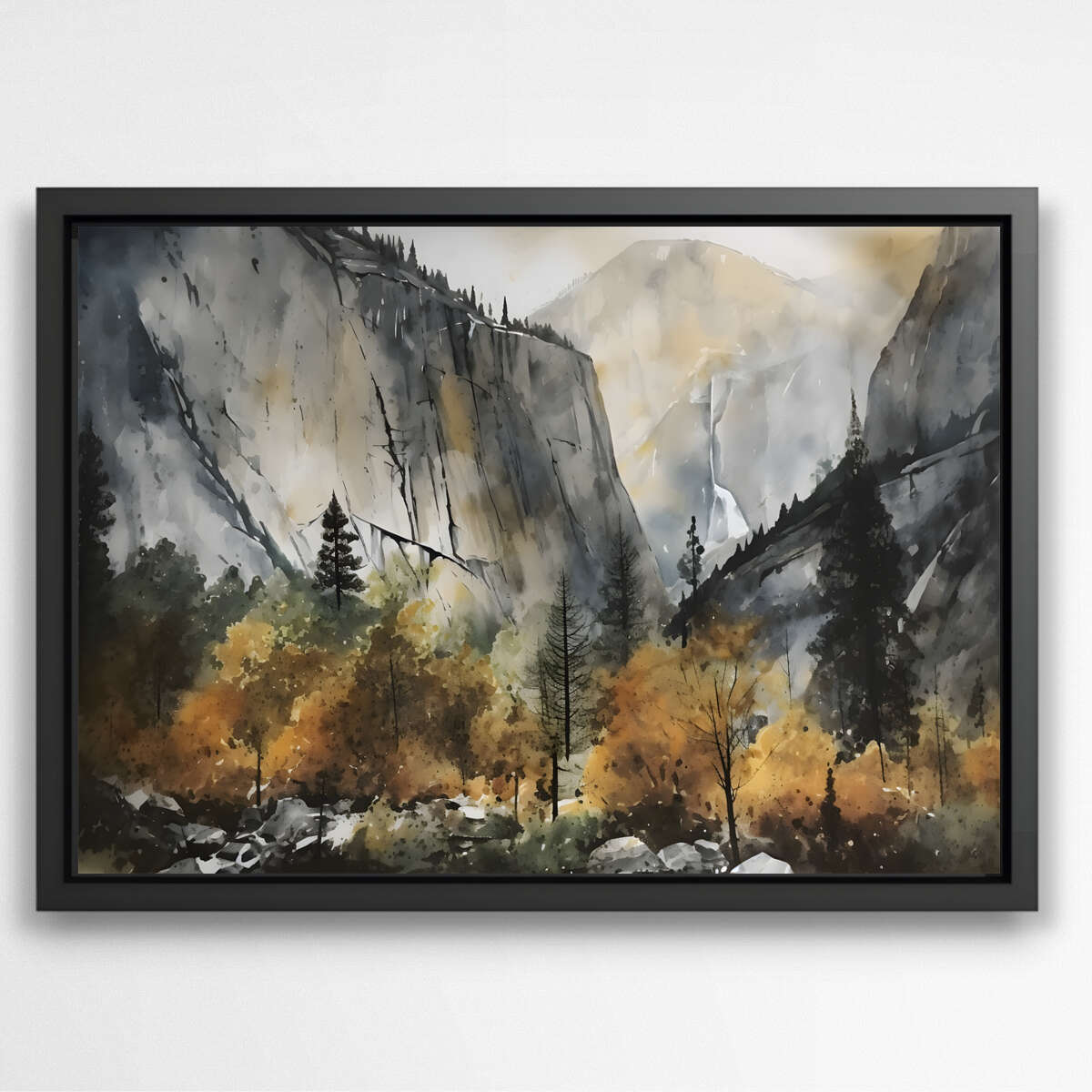 Enchanting Mist Yosemite | Destinations Wall Art Prints - The Canvas Hive