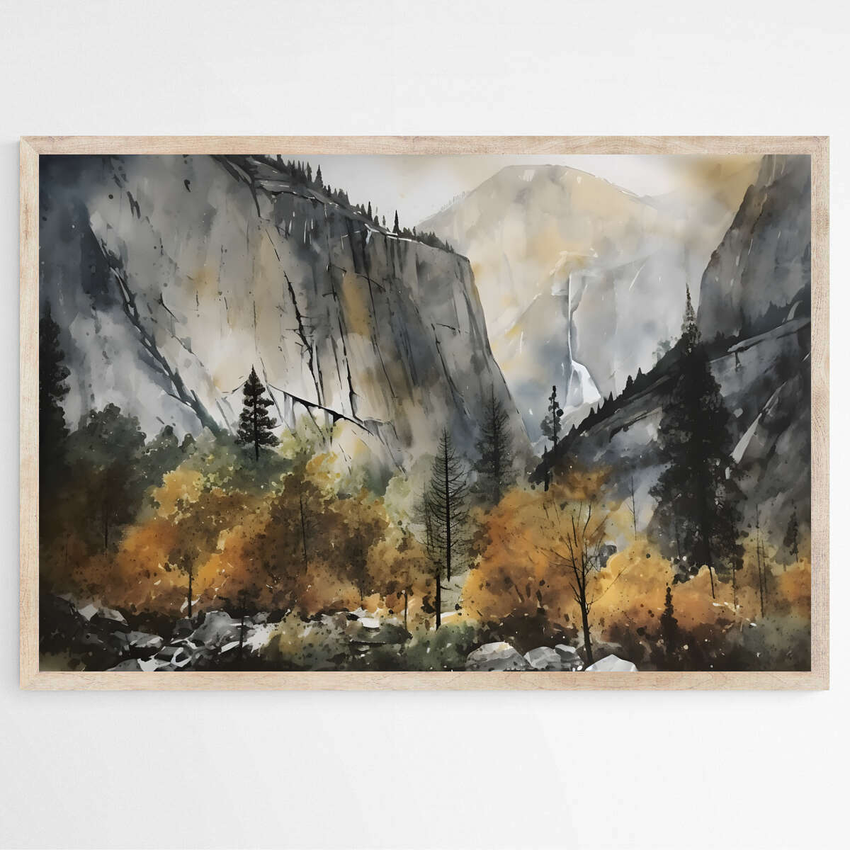 Enchanting Mist Yosemite | Destinations Wall Art Prints - The Canvas Hive