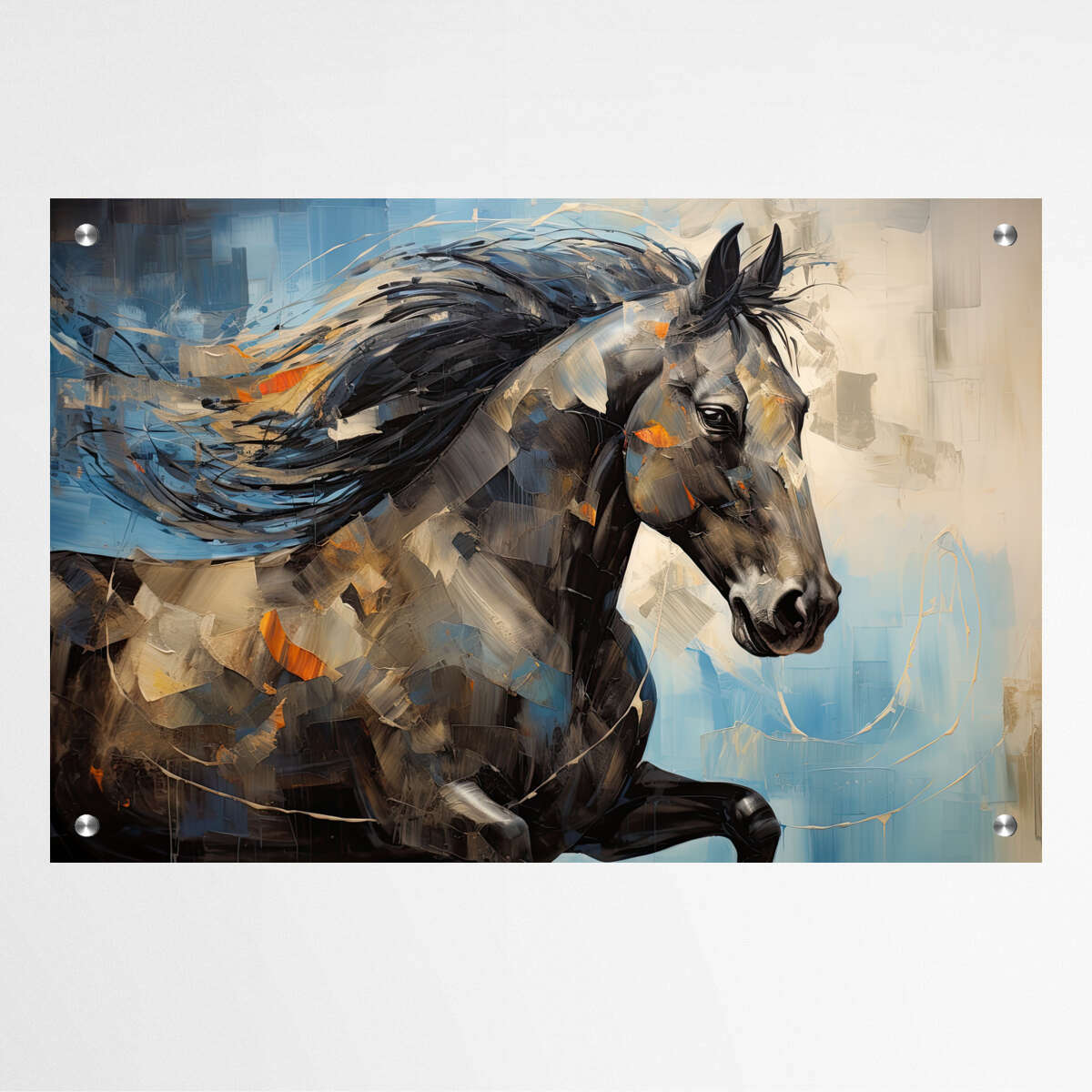 Equestrian Horse in Motion | Animals Wall Art Prints - The Canvas Hive