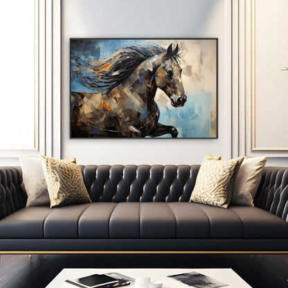 Equestrian Horse in Motion | Animals Wall Art Prints - The Canvas Hive