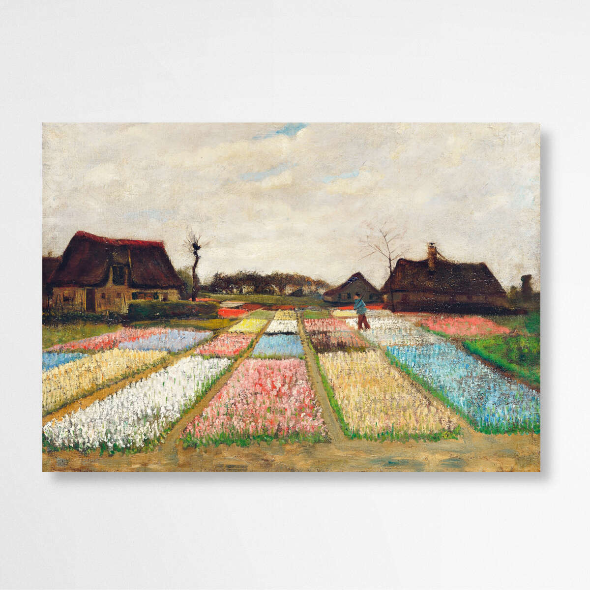 Flower Beds in Holland by Vincent Van Gogh | Vincent Van Gogh Wall Art Prints - The Canvas Hive
