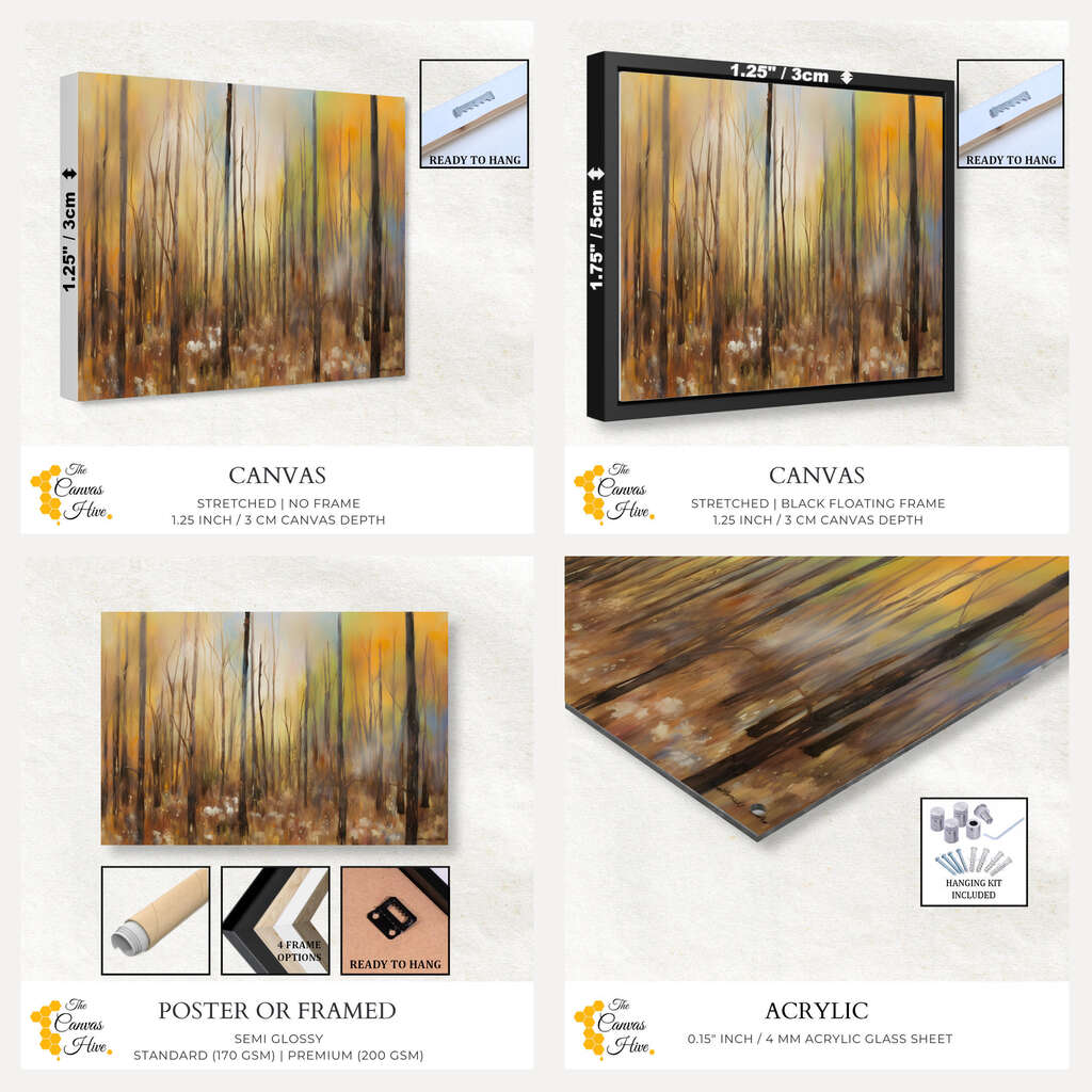 Forest Fires | Nature Wall Art Prints - The Canvas Hive