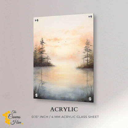 Forest Serene Reflections | Nature Wall Art Prints - The Canvas Hive