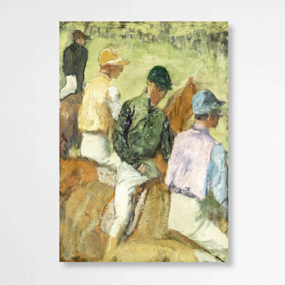 Four Jockeys by Edgar Degas | Edgar Degas Wall Art Prints - The Canvas Hive