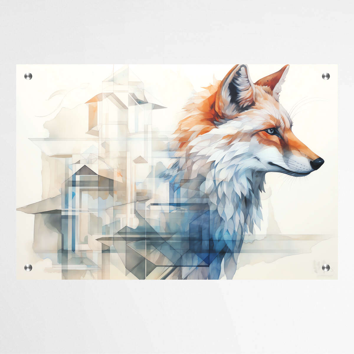 Fox's Haven | Minimalist Wall Art Prints - The Canvas Hive