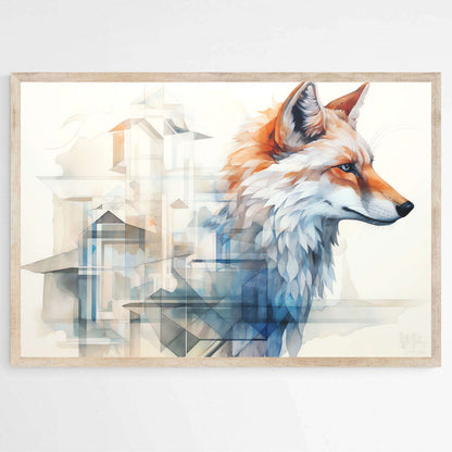 Fox's Haven | Minimalist Wall Art Prints - The Canvas Hive